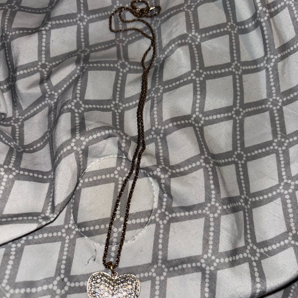 Elegant Silver Heart Pendant Necklace